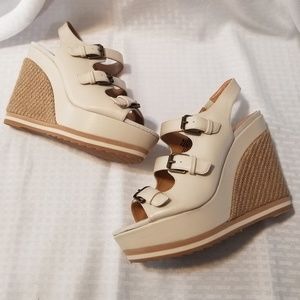 Buckle Espadril Wedge